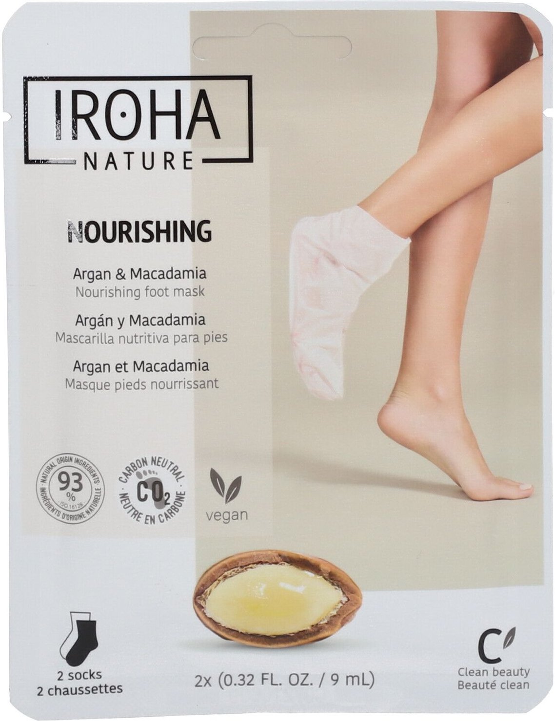 Iroha Masq Chauss Nourrissant X2 18 ml Strümpfe