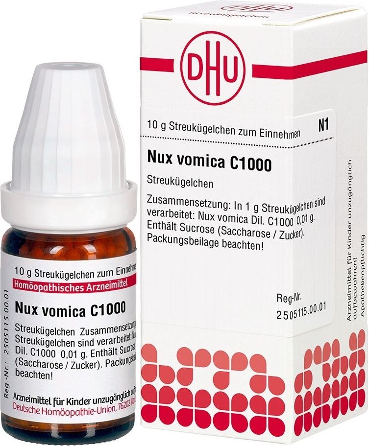 NUX Vomica C 1000 Globuli 10 g