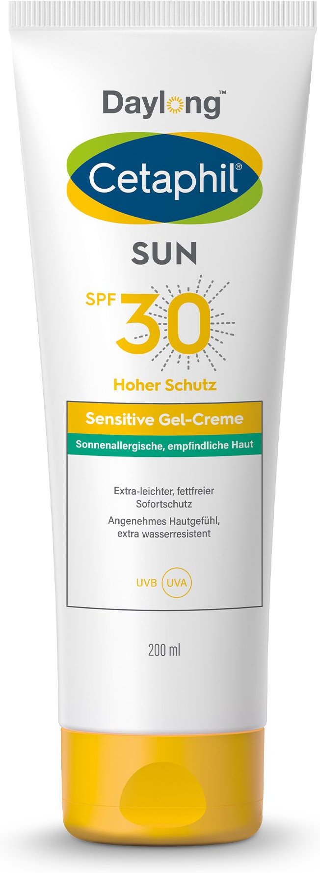 Cetaphil Sun Daylon SPF 30 Sensitive Gel-Creme 2x200 ml Gel