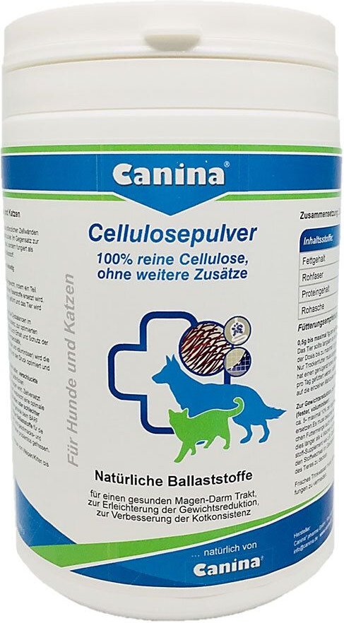 Cellulosepulver Einzelfuttermittel f.Hunde/Katzen 400 g Pulver