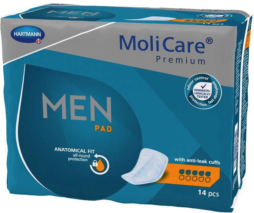Molicare Premium MEN Pad 5 Tropfen 14 St Einlagen