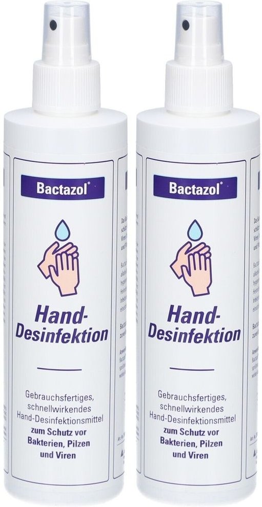 Bactazol Handdesinfektion x2 2x250 ml Flüssigkeit