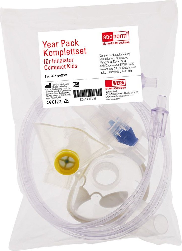 Aponorm Inhalationsgerät Compact Kids Year Pack