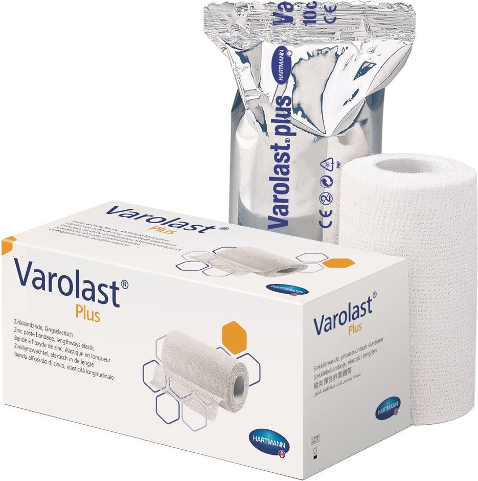Varolast Plus Zinkleimbinde 10 cmx7 m 20 St Binden