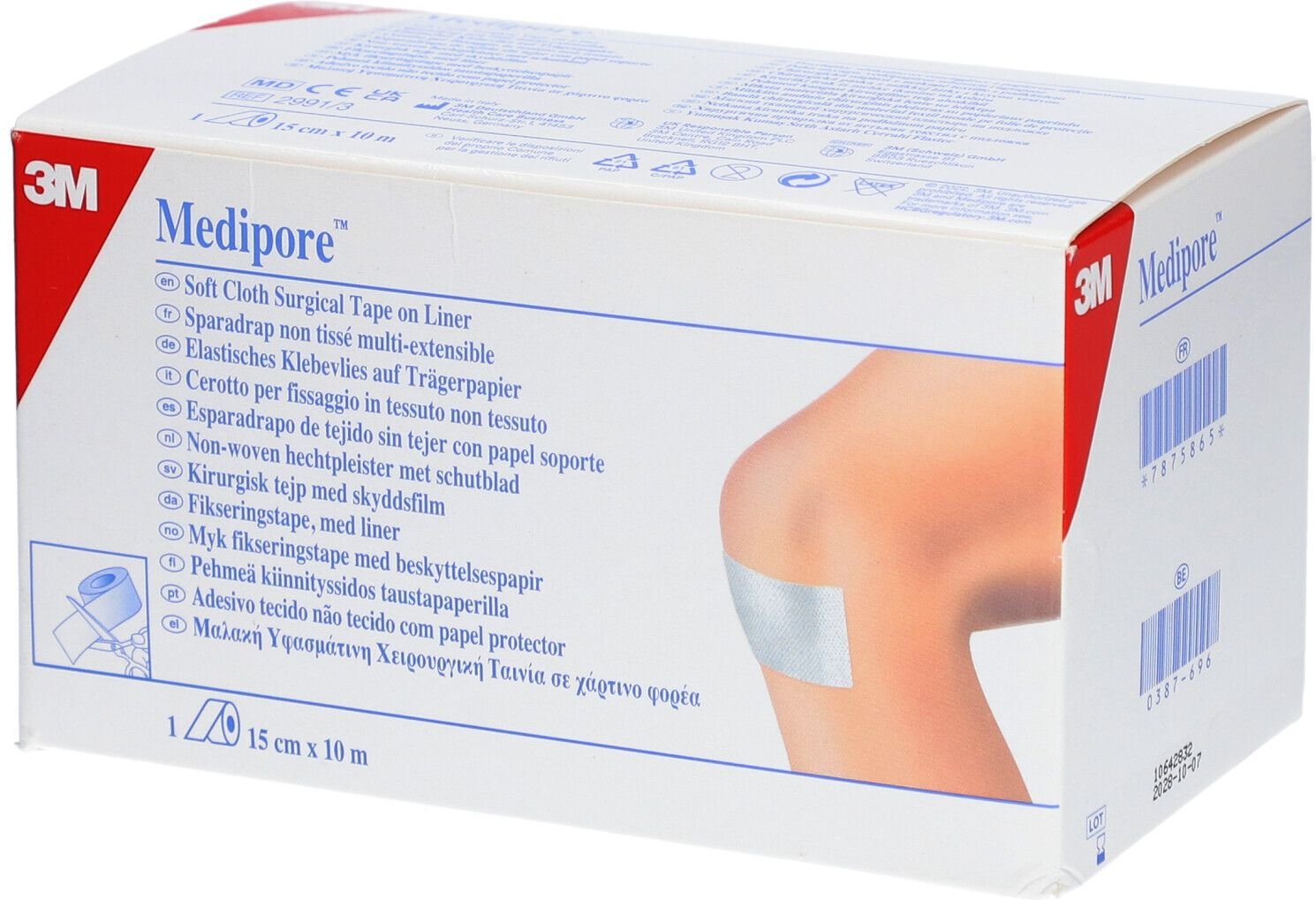 Medipore Fixiervlies 15 cmx10 m auf Liner 2991/3 1 St Pflaster