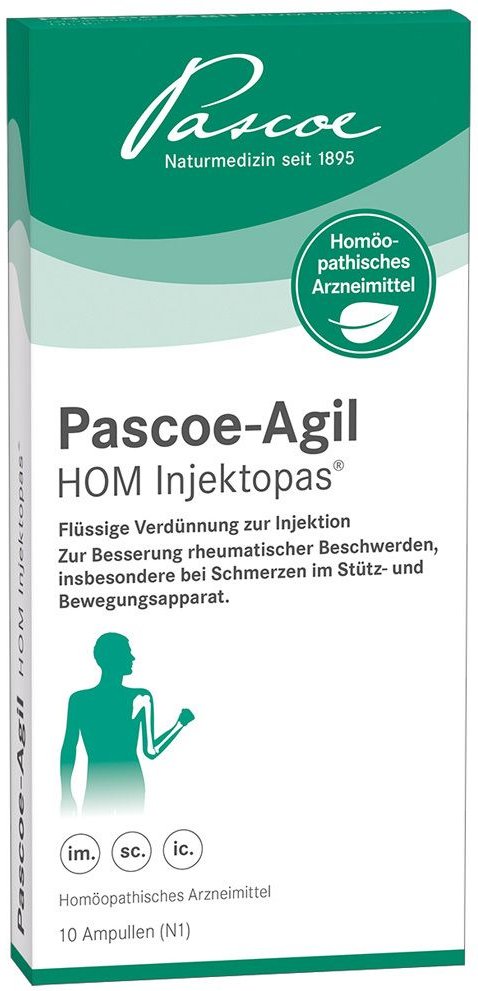 PASCOE-Agil HOM Injektopas Ampullen 10x2 ml