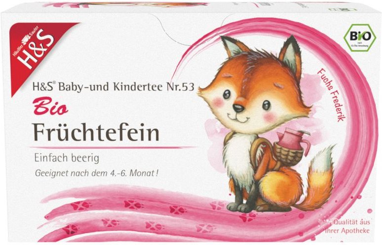 Thumbnail - H&S Bio Baby- u.Kindertee Früchtefein Filterbeutel 20x2,5 g