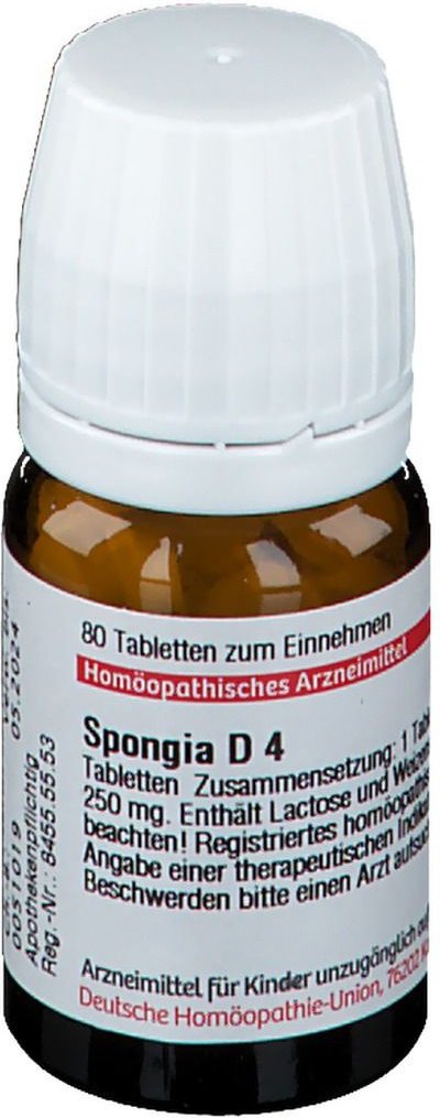 Spongia D 4 Tabletten 80 St
