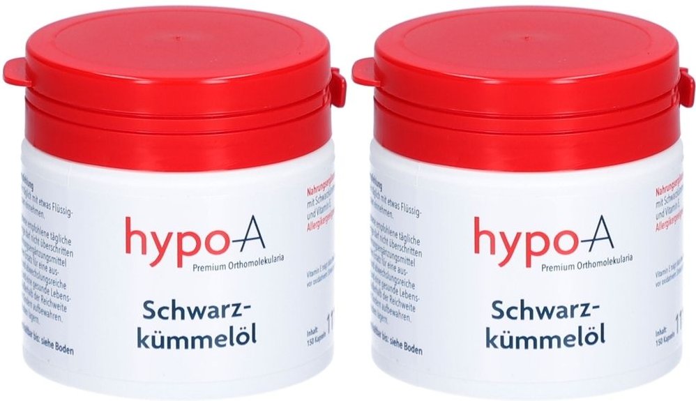 Hypo A Schwarzkuemmeloel x2 2x150 St Kapseln