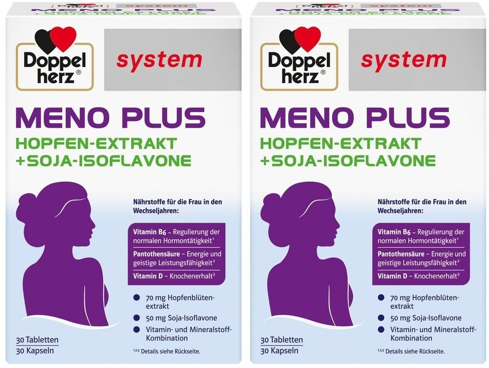 Doppelherz Meno Plus system Kombipackung 2x 2x60 St
