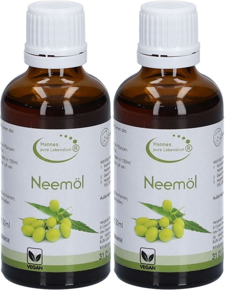 Neemöl 2x 2x50 ml Öl