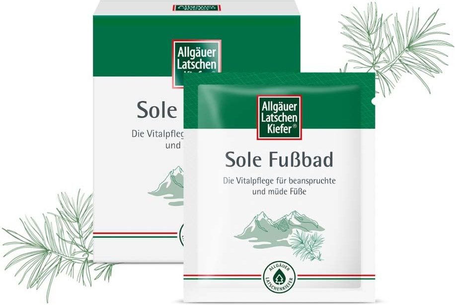 Thumbnail - Allgäuer Latschenk. Sole Fußbad 10x10 g