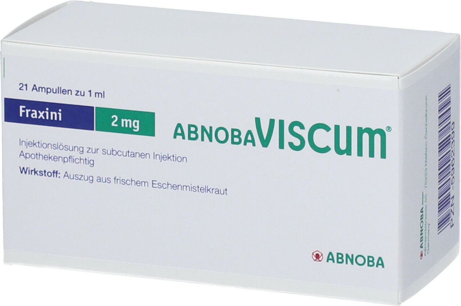 Abnobaviscum Fraxini 2 mg Ampullen 21 St