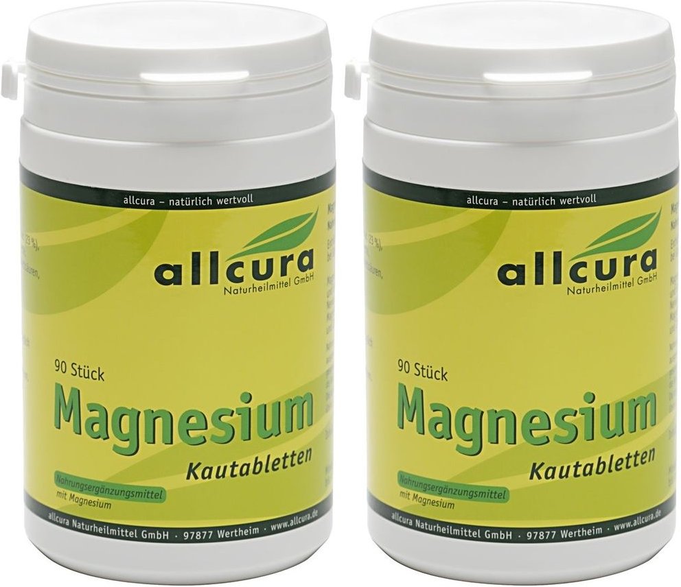 Magnesium Kautabletten o.Zucker 2x 2x90 St
