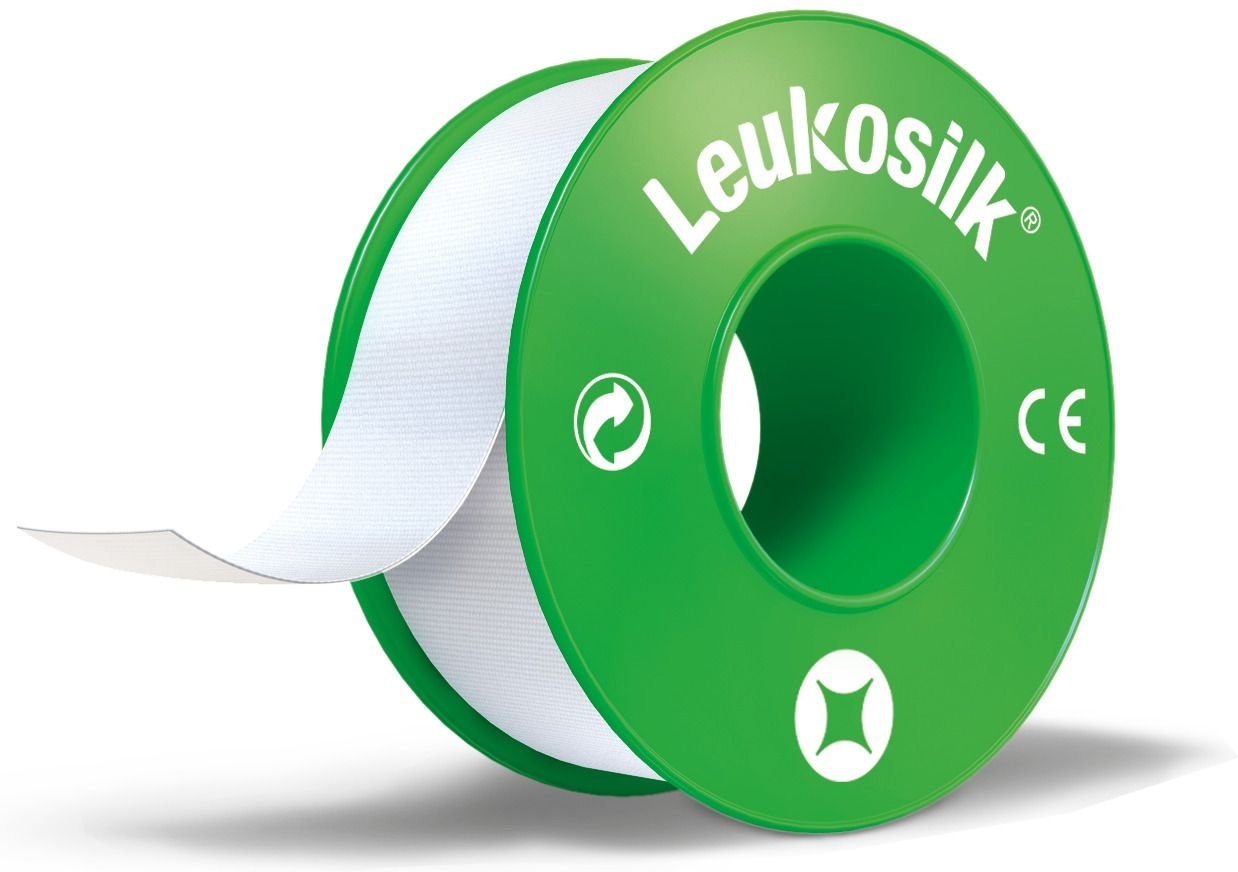 Leukosilk 2,5 cmx5 m Blisterkarte 1 St Pflaster