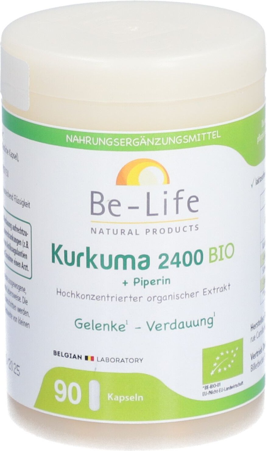 Kurkuma 2400 Bio 90 St Kapseln