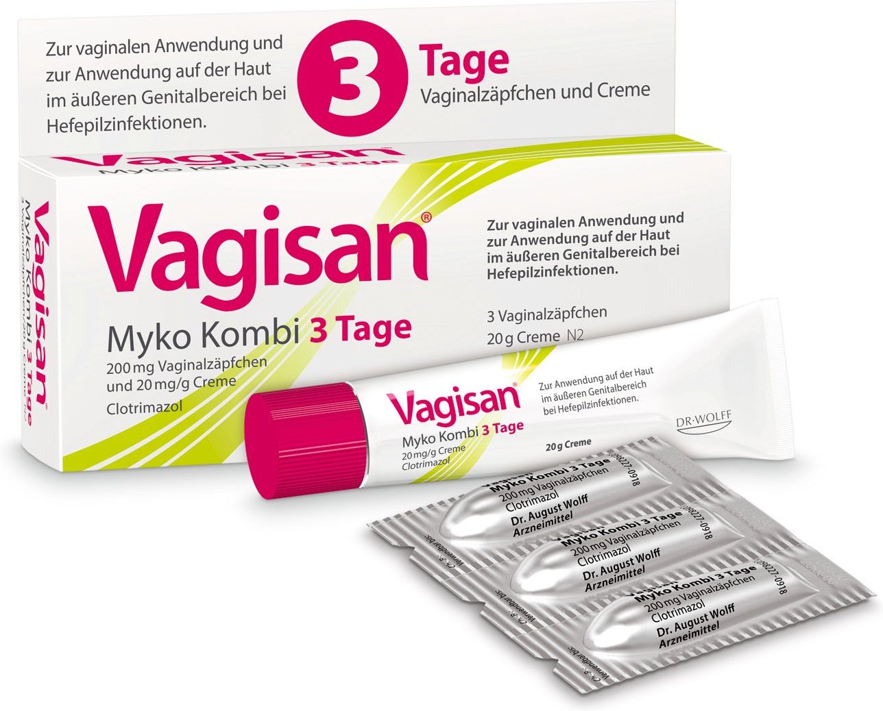 Vagisan Myko Kombi 3-Tage 1 P Kombipackung