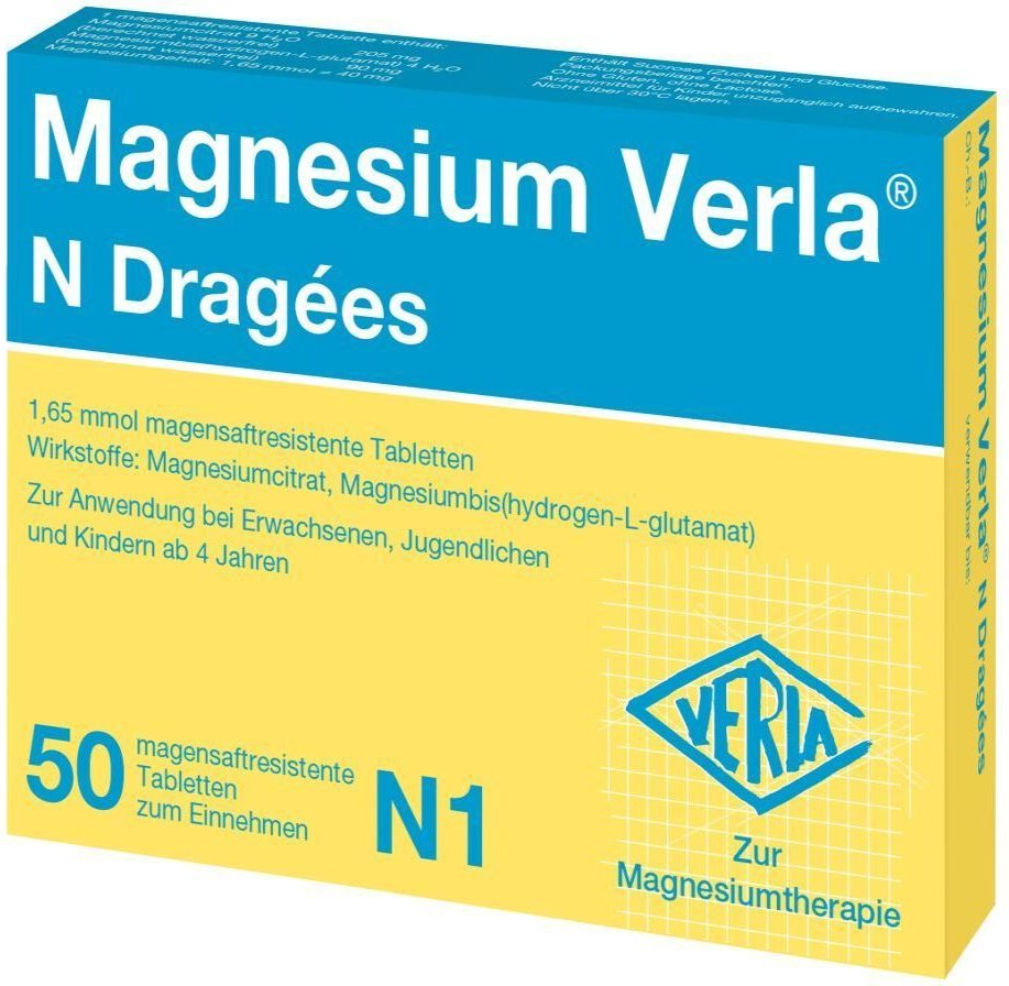 Magnesium Verla N Dragées