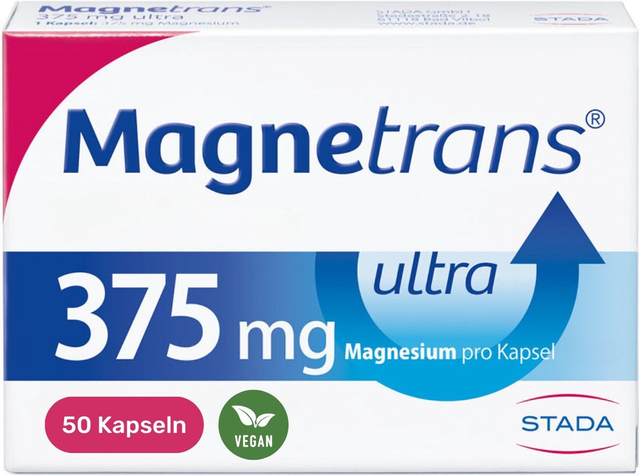 Magnetrans 375 mg ultra Kapseln 50 St
