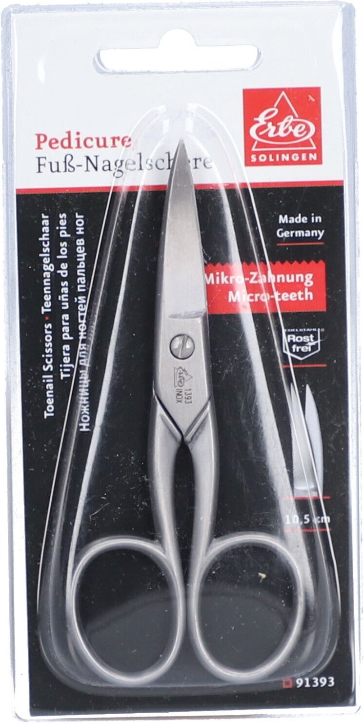 Erbe Fußnagelschere Microzahnung Inox 1 St Schere
