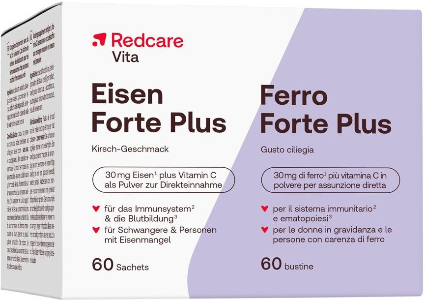 Redcare Eisen Forte Plus Kapseln 60 St Pulver