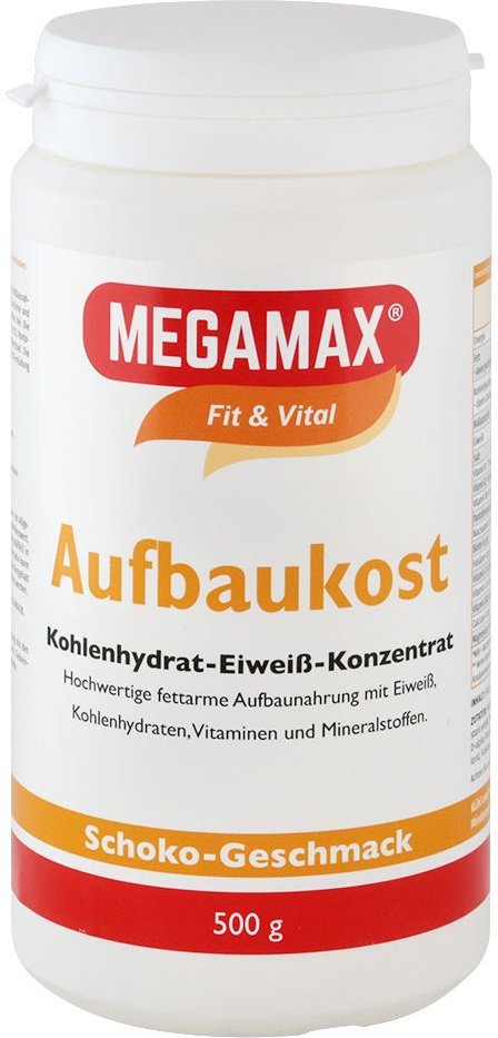 Megamax Aufbaukost Schoko Pulver 500 g