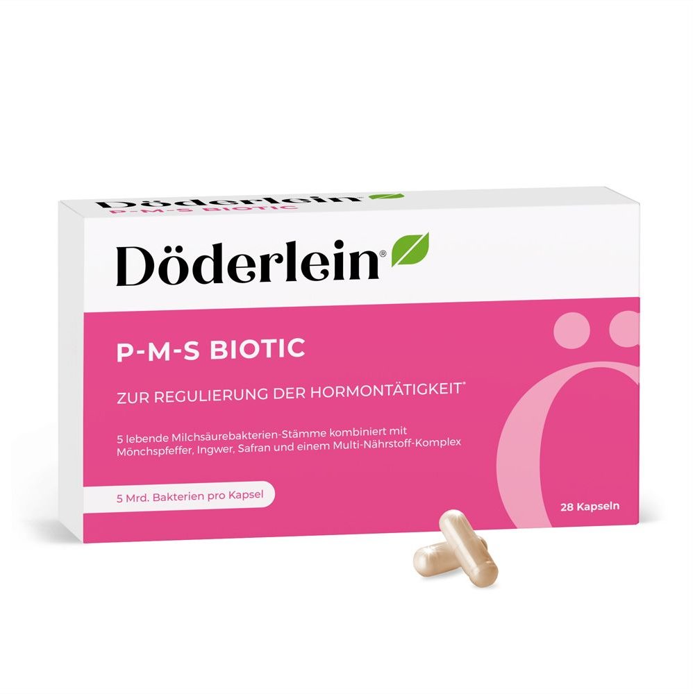 Döderlein P-M-S Biotic Laktobazillen+Mönchspfeffer 28 St Kapseln