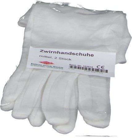 Zwirnhandschuhe mittel 2 St Handschuhe
