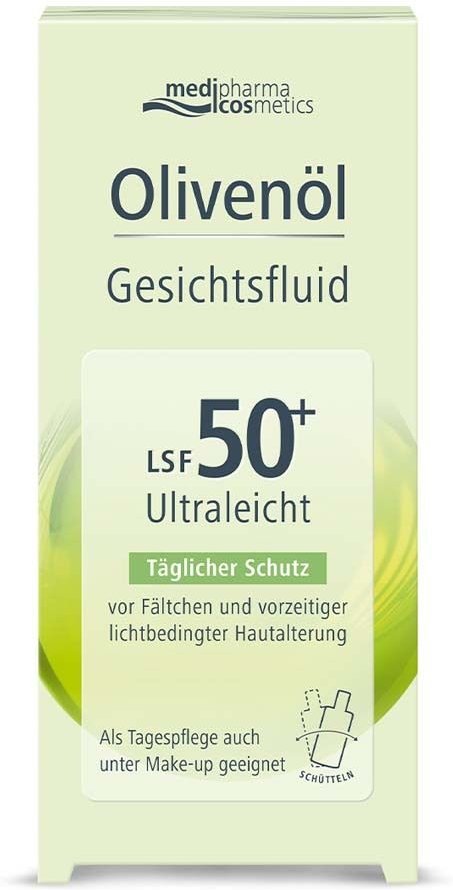 Olivenöl Gesichtsfluid LSF 50+ 50 ml Flüssigkeit