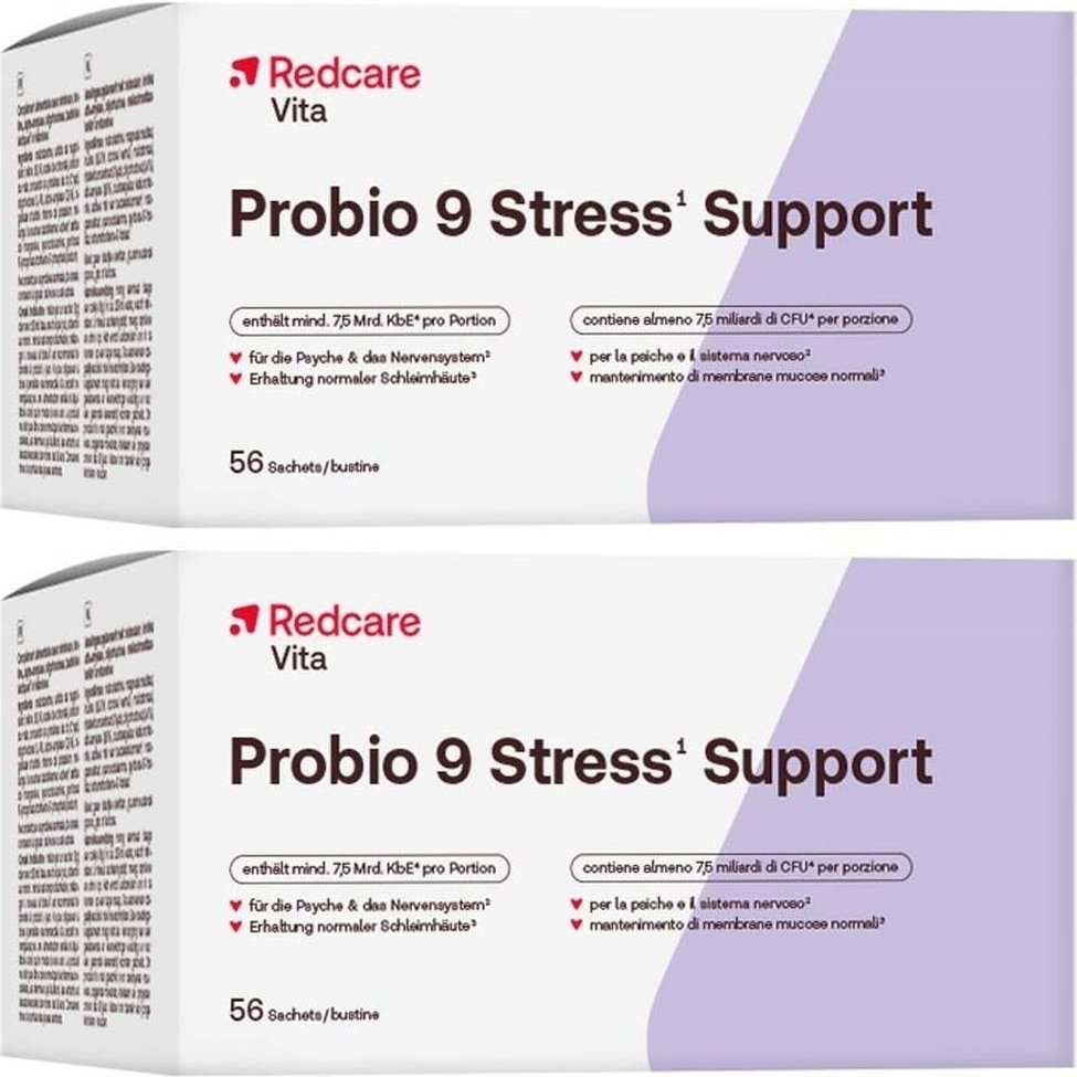 Redcare Vita Probio 9 Stress¹ Support Doppelpack 2x56x3 g Beutel