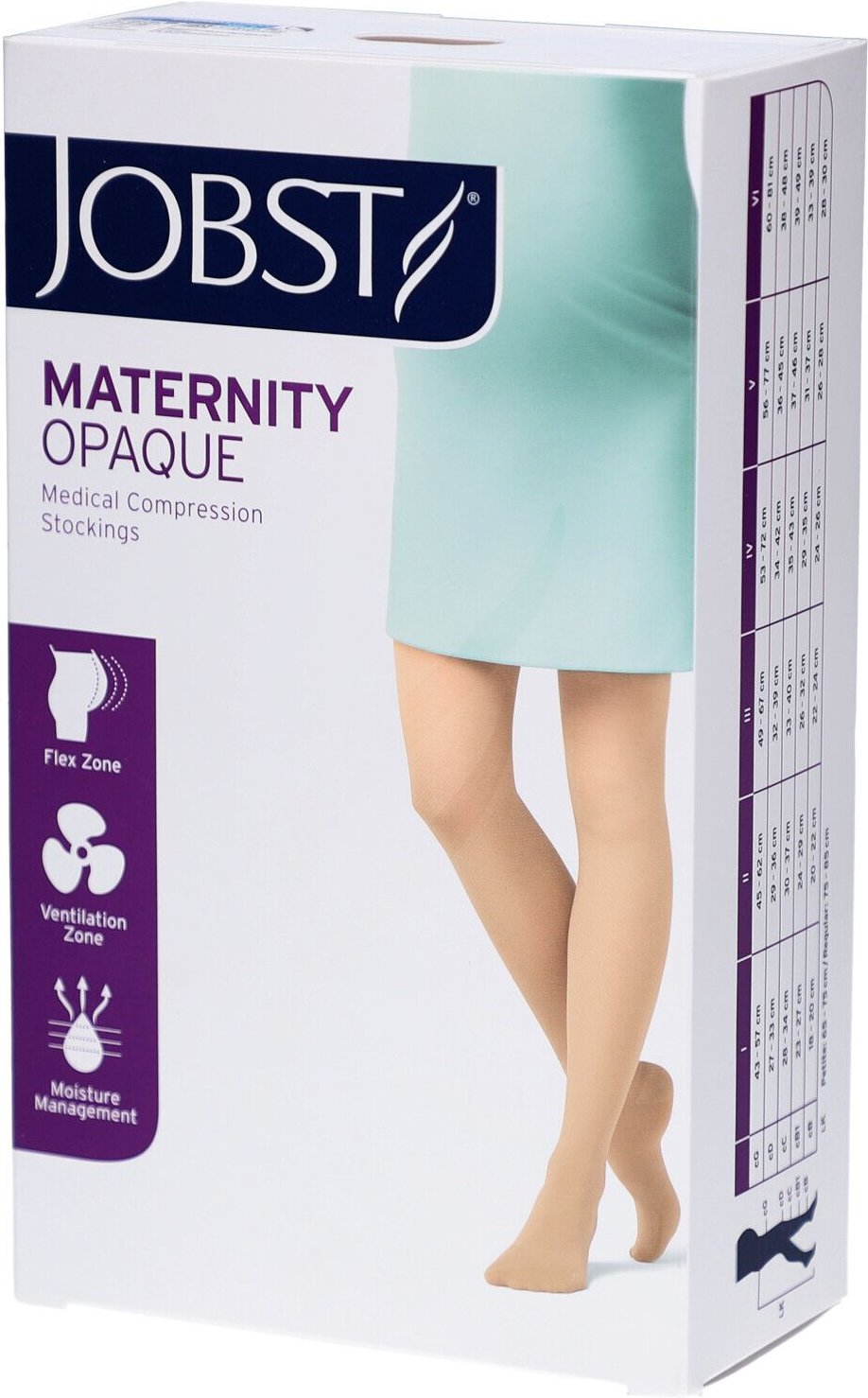 Jobst Maternity Opaque Panty Klasse 2 At Regular Zwart Extra Large 1 St