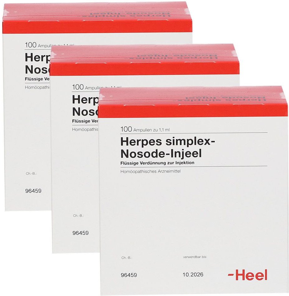 Herpes Simplex Nosode Injeel Ampullen 3er Set 3x100 St