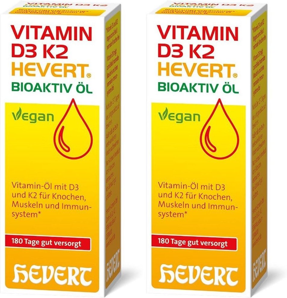 Thumbnail - Vitamin D3 K2 Hevert Bioaktiv Öl 2x 2x20 ml