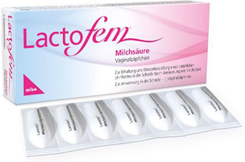 Lactofem Milchsäure Vaginalzäpfchen 14 St Suppositorien