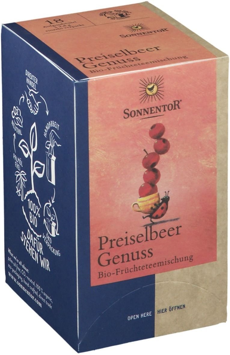 Sonnentor FR TEE Preiselb GE Bio 18 St Filterbeutel