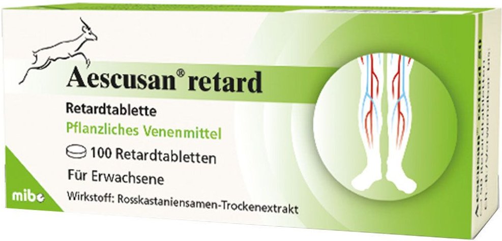 Aescusan retard Retardtabletten 100 St Retard-Tabletten