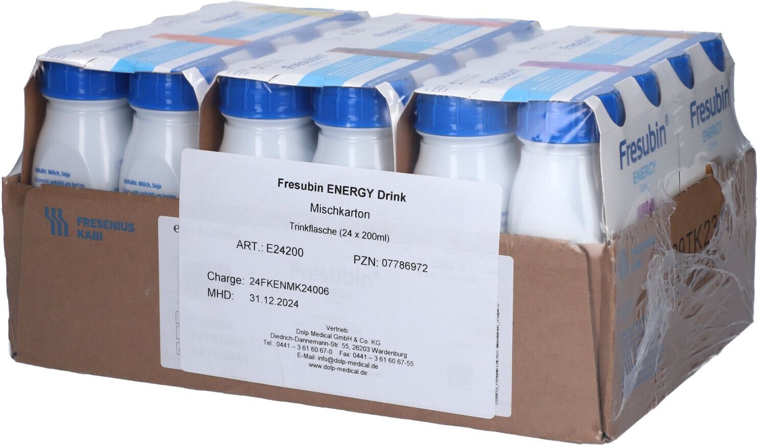 Thumbnail - Fresubin Energy Drink Mischkarton Trinkflasche 6x4x200 ml Lösung