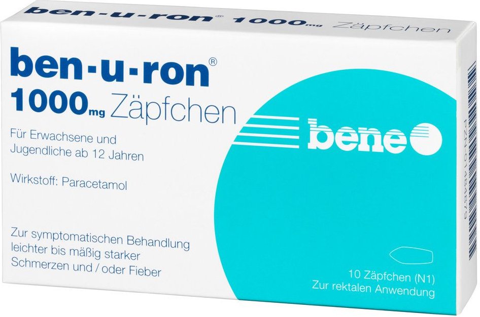 Ben-U-Ron 1000 mg Suppositorien
