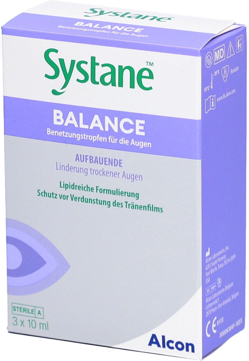 Thumbnail - Systane Balance Benetzungstropfen für die Augen 3x10 ml Augentropfen