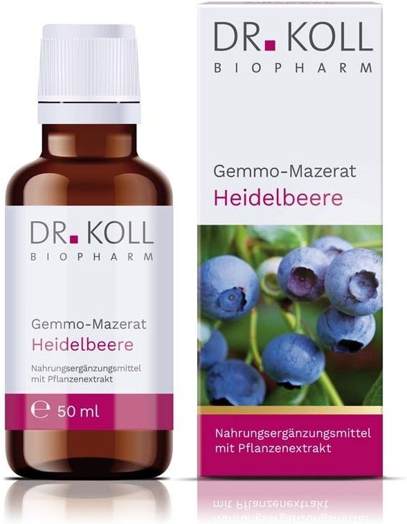 Gemmo-Mazerat Heidelbeere Dr.Koll Vacci.myrti.Tro. 50 ml Tropfen