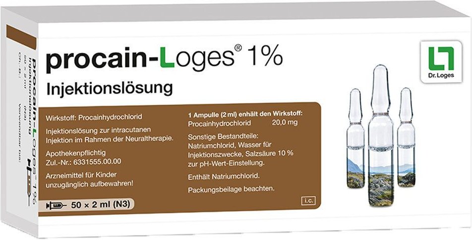 PROCAIN-Loges 1% Injektionslösung Ampullen 50x2 ml