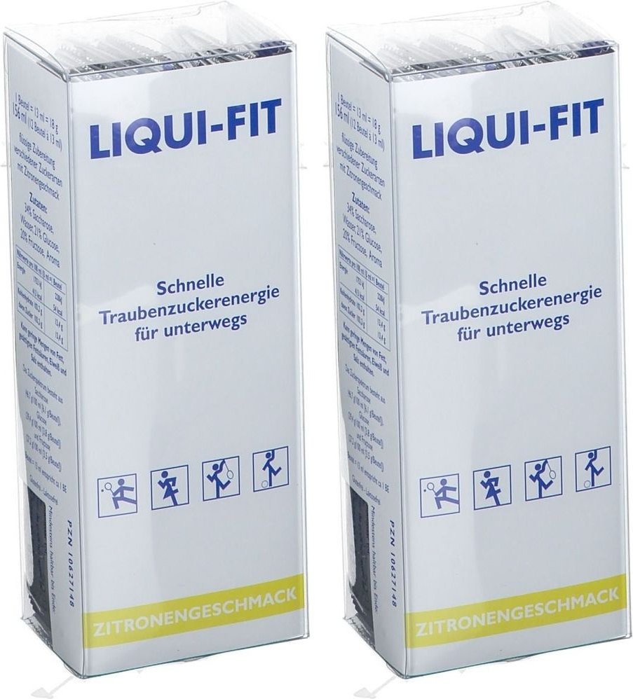 Thumbnail - Liqui FIT flüssige Zuckerlösung Lemon Beutel 2x 2x12 St