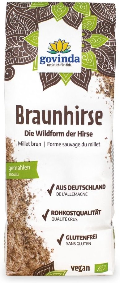 Govinda Bio Braunhirse gemahlen 1000 g Pulver