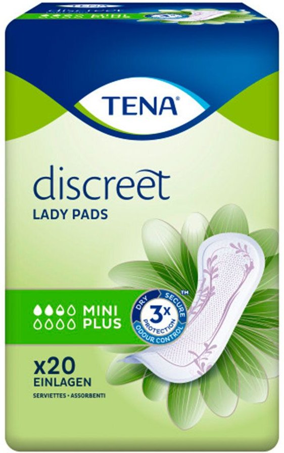 Tena Lady Discreet Inkontinenz Einlagen mini plus 20 St