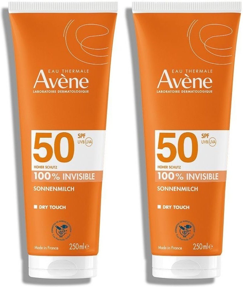 Avene Sonnenmilch SPF 50 2x 2x250 ml Milch