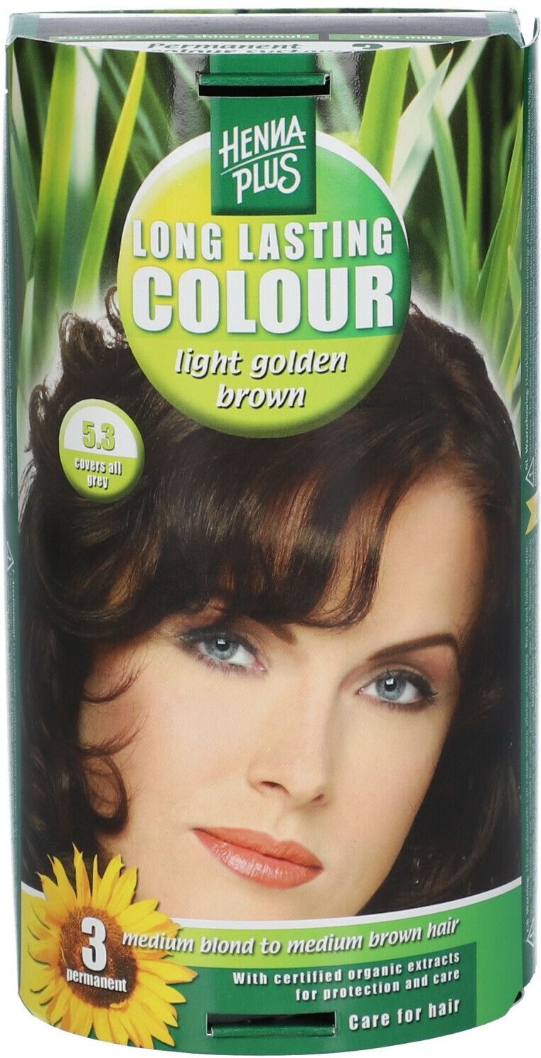 Hennaplus Long Lasting light golden brown 5,3 100 ml Flüssigkeit