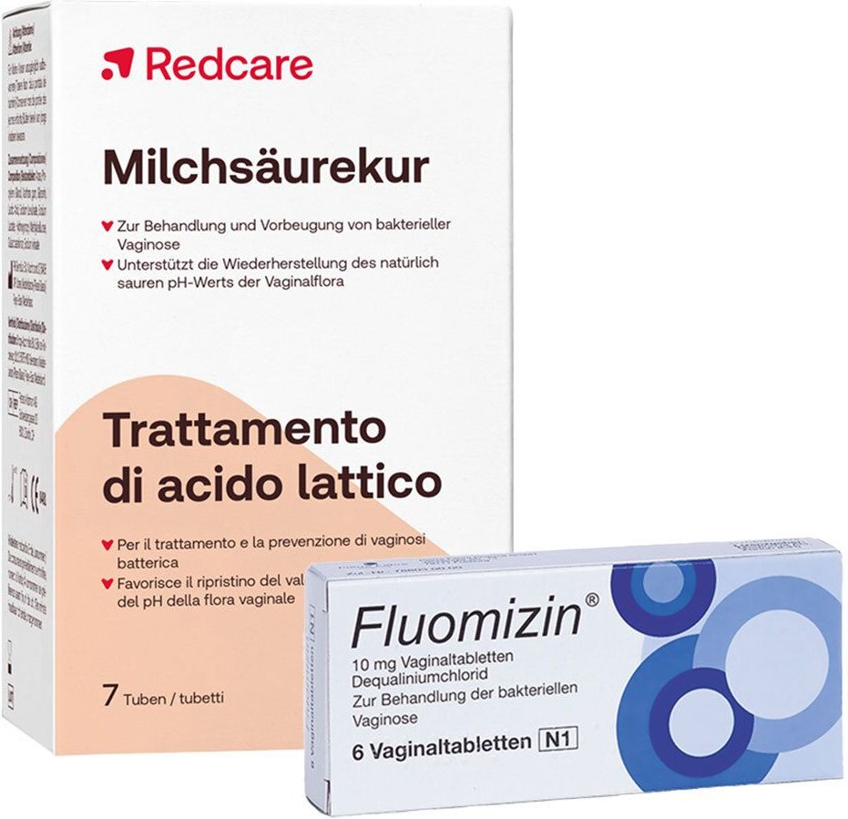 Fluomizin® 10mg + Redcare Milchsäurekur 1 St Set