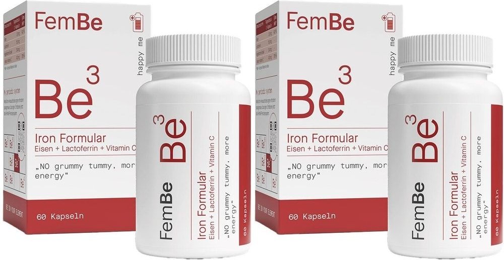 Fembe Be3 Iron Formular Kapseln 2x 2x60 St