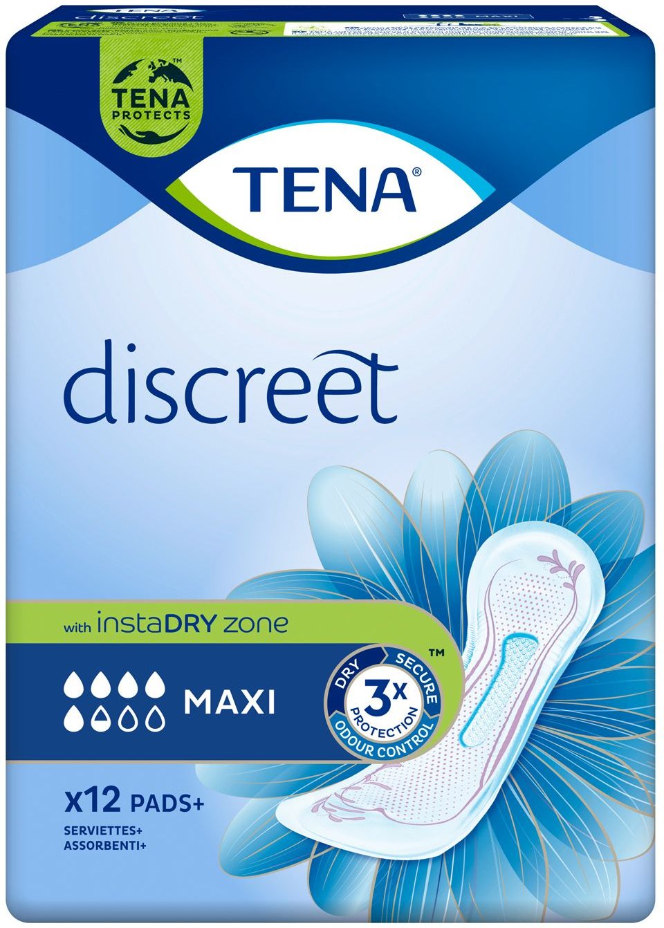 Tena Lady Discreet Inkontinenz Einlagen maxi 12x12 St Binden
