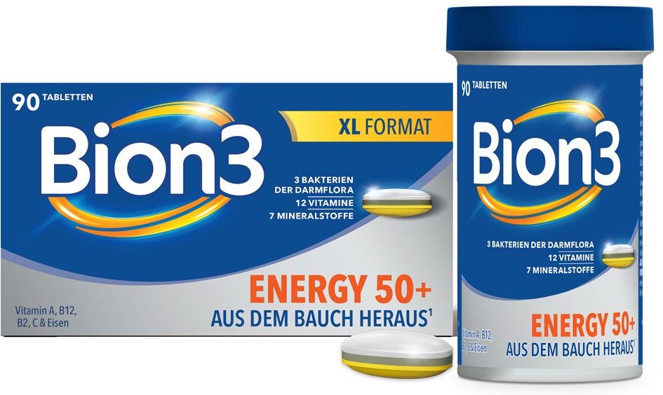 Bion3 50+ Energy Tabletten 90 St